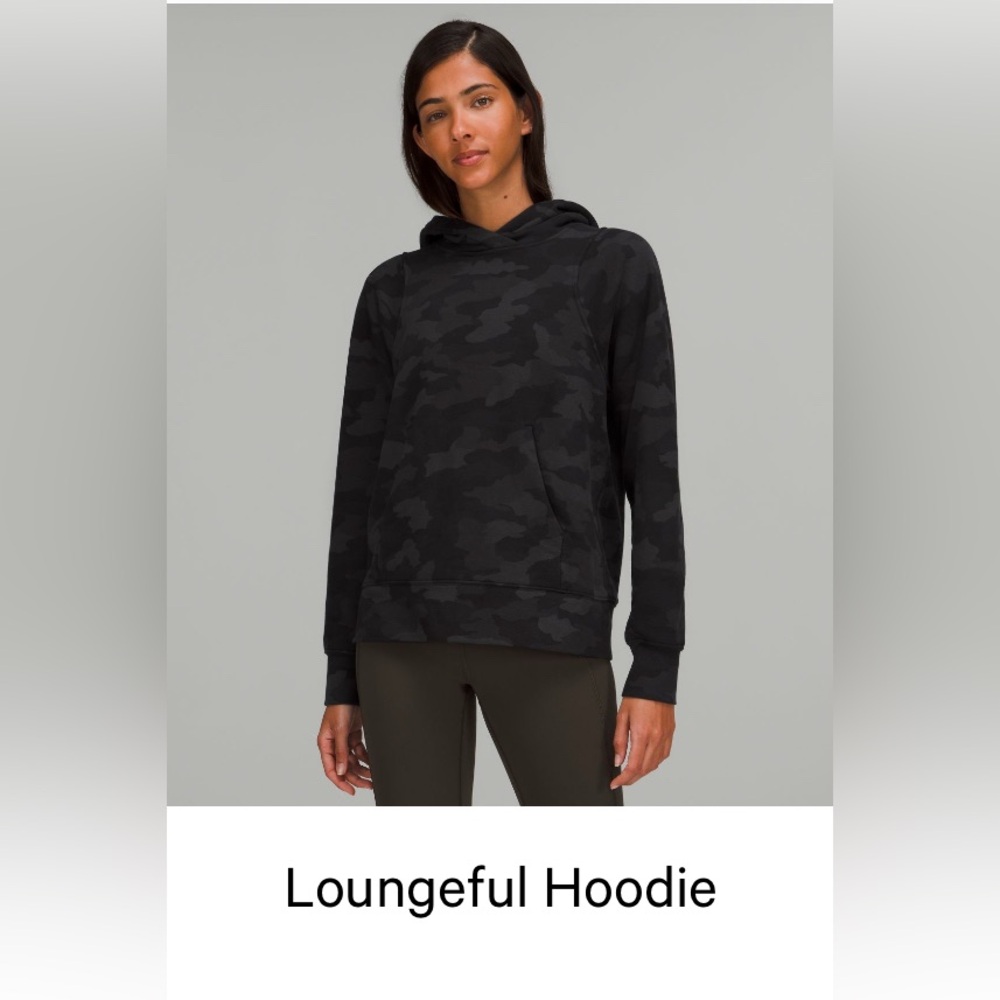 Lululemon loungeful hoodie - Camo Deep Coal